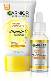 Garnier Vitamin C Serum + Face Wash @299