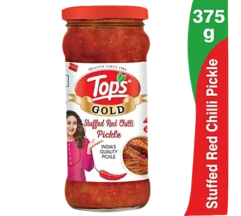 Tops Stuffed Red Chilli Pickle 375g