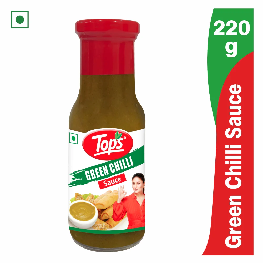 Tops Green Chilli Sacue 220gm