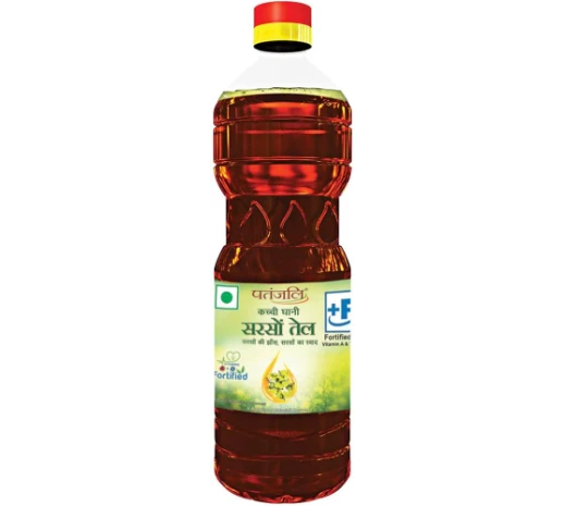 Patanjali Mustard Oil 1L Bottle