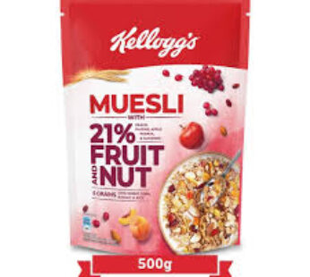 Kellogg’s Muesli Fruit & Nut 500g Pouch