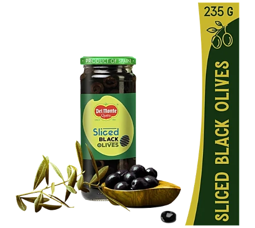 Delmonte Slice Black Olives 235g