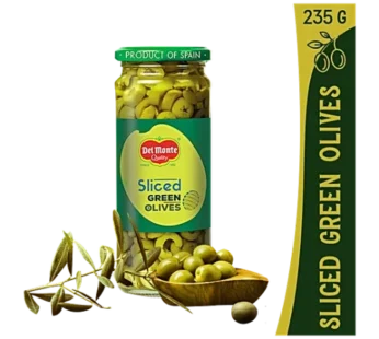 Delmonte Slice Green Olives 235g