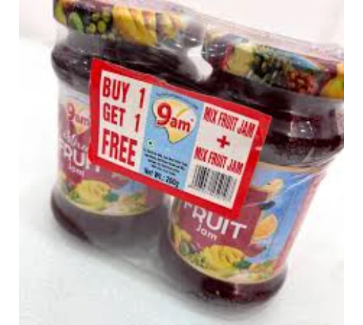 9am Mixed Fruit Jam 250g B1G1